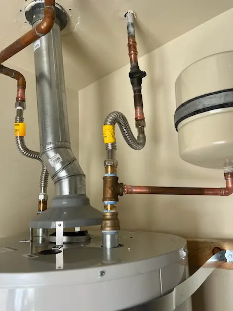 Water heater installation and plumbing repair in Merced